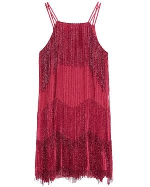 Ted Baker Diveria Mini Dress With Tassels - Red