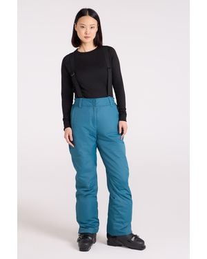 Mountain Warehouse 'Moon' Ski Trousers Warm Insulated Snow Proof Elastic Waist Winter Trouser - Blue