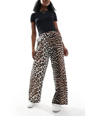 Vero Moda Wide Leg Pull On Trousers - Black
