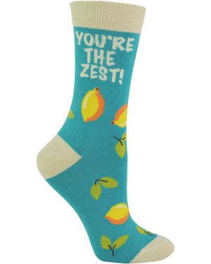 Miss Sparrow Novelty Funny Fruit Socks - Green