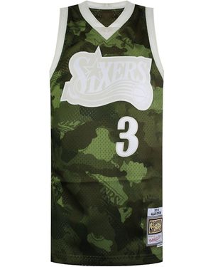Mitchell & Ness Nba Philadelphia 76Ers 3 Iverson Swingman Jersey - Green