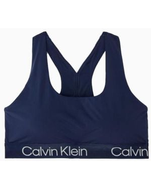Calvin Klein Modern Structure Bralette Cotton - Blue
