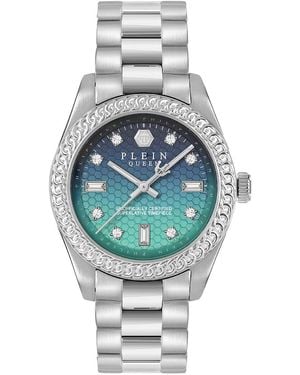 Philipp Plein Queen Supreme Horloge Zilverkleurig Pw7Fa0626 - Grijs