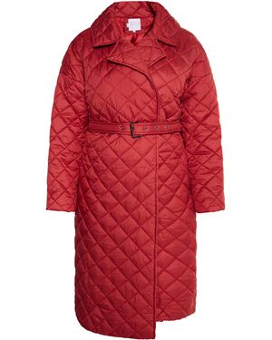 Usha Gewatteerde Jas Vintage - Rood