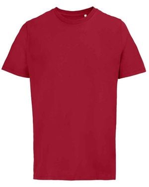 Sol's Adult Legend Organic T-Shirt (Folk) - Red