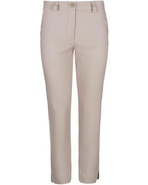 Conquista Denim Style Cotton Trousers - Grey