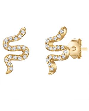 Glanzstücke München Stud Earring Sterling Zirconia - Metallic