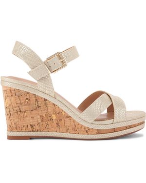Carvela Kurt Geiger Verona Wedge Heels - Metallic