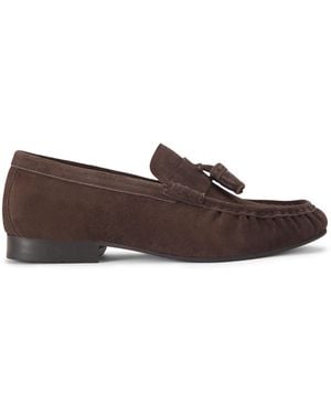 KG by Kurt Geiger Suede Frankie Loafers - Brown