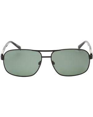 Banana Republic Pz Lensed Matte Sunglasses Metal - Grey