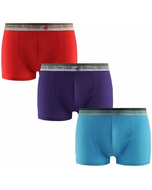 Beverly Hills Polo Club 3-Pack Trunks - Blue