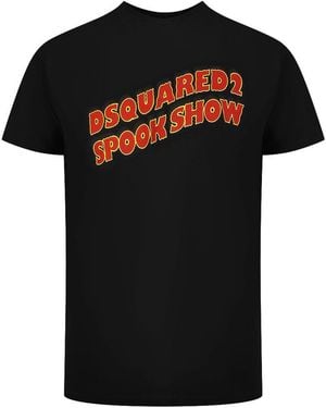 DSquared² Logo T-Shirt Cotton - Black