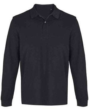 Sol's Adult Pique Long-Sleeved Polo Shirt - Blue