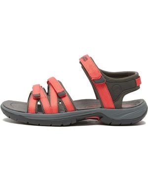 North Ridge Newgale Walking Sandals With High Traction Vibram Sole & Cushioned Midsole - Red