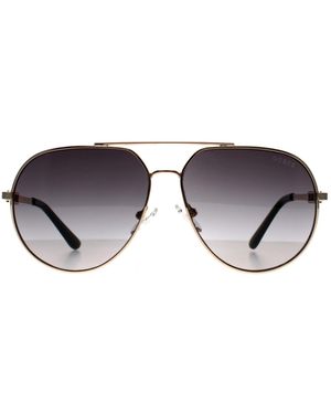 Guess Aviator Gradient Gf6195 Metal - Metallic
