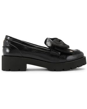KG by Kurt Geiger Maple Bow Loafers - Black