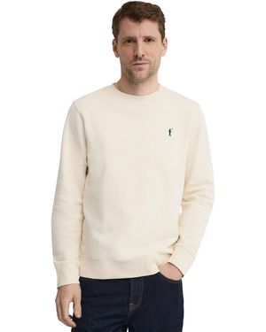 POLO CLUB Crew Neck Relaxed Fit Sweatshirt Sweatshirt27 - Natural