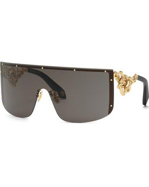Roberto Cavalli Src015M990300 Src015M 99 0300 Sunglasses - Grey