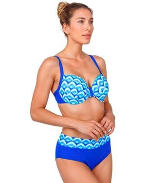 Teleno Bikini With Cup And Underwire Tegb1053C - Blue