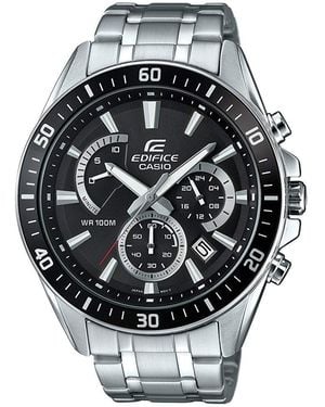 G-Shock Edifice Watch Efr-552D-1Avuef Stainless Steel - Metallic