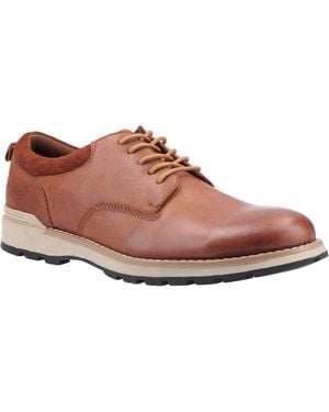 Hush Puppies Dylan Leather Shoes - Brown