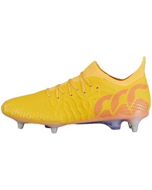 Canterbury Adult Speed Infinite Elite Soft Ground Rugby Boots (Amber/ Crush/Mars) - Yellow
