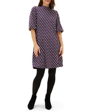 Phase Eight Cathye Print Tunic Dress - Blue