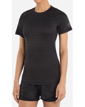Umbro Ladies Pro Marl Training T-Shirt Marl) - Black