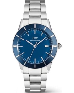 Daniel Wellington Dw00600820 Ladies Petite Rose 32Mm Watch - Blue