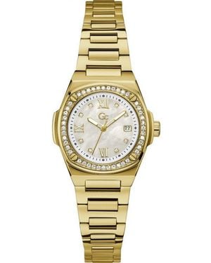 Gc Z12005L1Mf Ladies Watch - Metallic