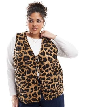 ONLY Quilted Gilet - Brown