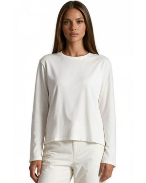 Busem Cotton Stretch Blouse - White