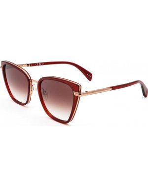 Rag & Bone Rnb1057-G-S-Lhf-56 Rnb1057 G S 56 Lhf Sunglasses - Brown