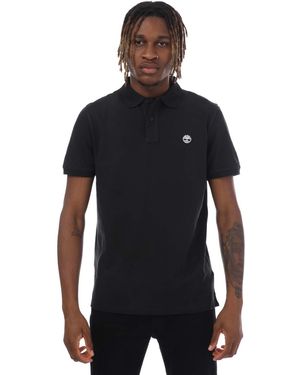 Timberland Volwassen Millers River Piqué Poloshirt (zwart)