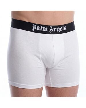 Palm Angels Fitted Boxer Shorts Pmuh001F22Fab0010101 - White