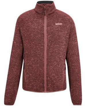 Regatta Ladies Newhill Full Zip Fleece Jacket (Peach) - Purple