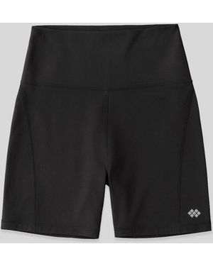 TOMMY LIFE Short High-Waist Slim-Fit Leggings With Belt - White