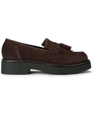 KG by Kurt Geiger Suede Mylo Loafers - Black