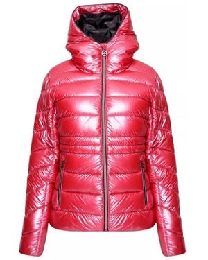 Dare 2b Ladies Reputable Ii Metallic Puffer Jacket (Earth Rose) - Red