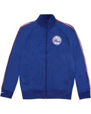 Mitchell & Ness Philadelphia 76Ers Track Jacket - Blue