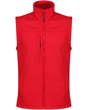 Regatta Flux Softshell Body Warmer (Classic/Seal) - Red