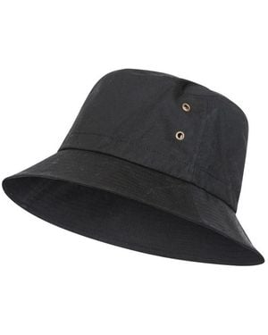 Trespass Adult Waxy Bucket Hat Cotton - Black