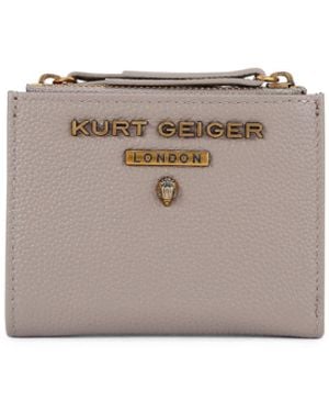 Kurt Geiger Leather Greenwich Mni Purse G - Grey