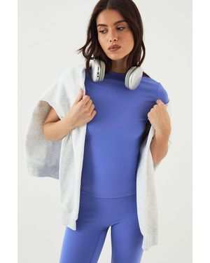 DSGN Studio Sculpt Short Sleeve Top - Blue
