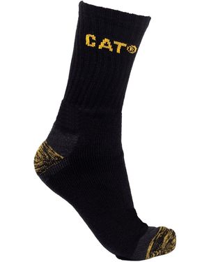 Caterpillar Premium Cotton Work Socks - Black
