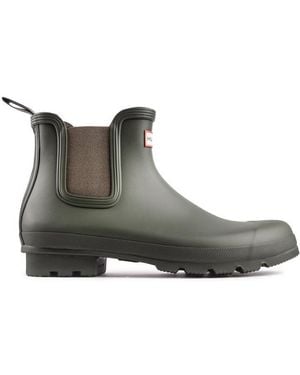 HUNTER Original Chelsea Boots - Green