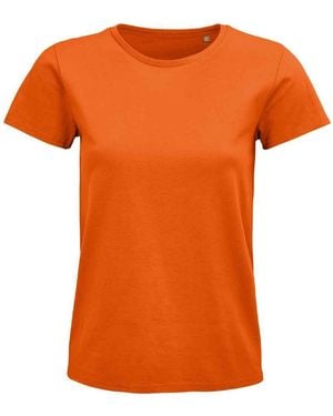 Sol's Ladies Pioneer Organic T-Shirt Cotton - Orange