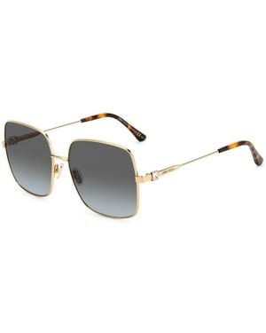 Jimmy Choo Yellow Metal Sunglasses - Metallic