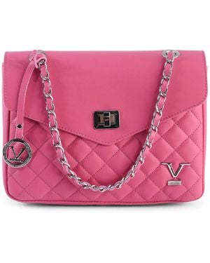 Versace 19.69 Abbigliamento Sportivo Quilted Chain Shoulder Bag - Pink