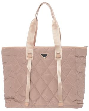 EGO Tote Bag With Quilting - Pink